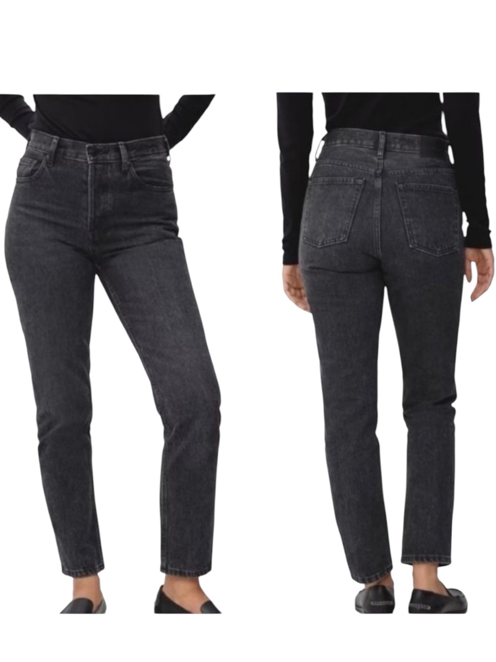 Everlane The 90’s Cheeky Button Fly High Rise 100% Organic Cotton Jeans